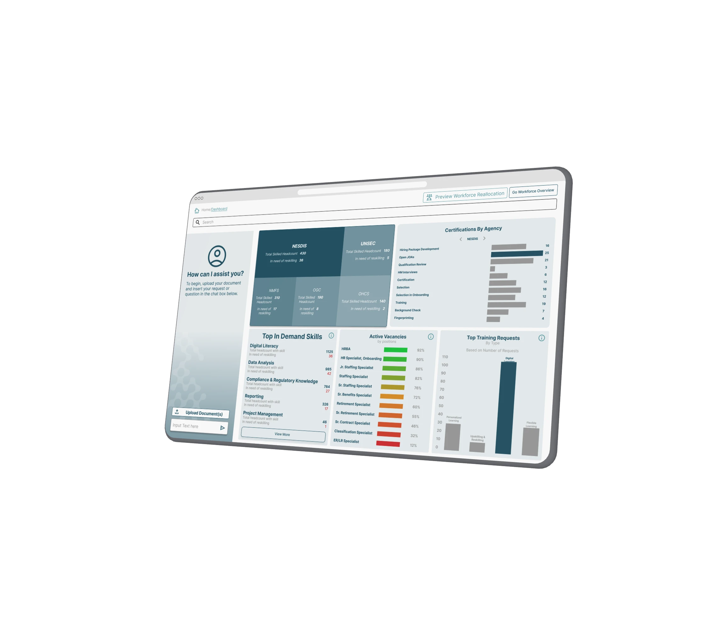 Dashboard concept image from Jacob Michel's original portfolio